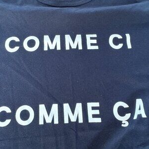 French Connection - Comme Ci Comme Ca - Tshirt Navy Large
